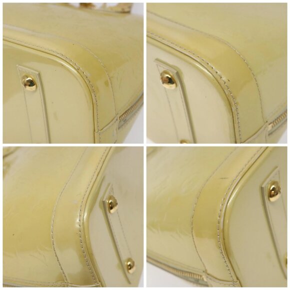 LOUIS VUITTON Monogram Vernis Alma PM Hand Bag Broncorail M91445 LV Auth bs25326 - Picture 16 of 16